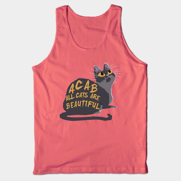 acab all cats are beautiful Tank Top by remerasnerds